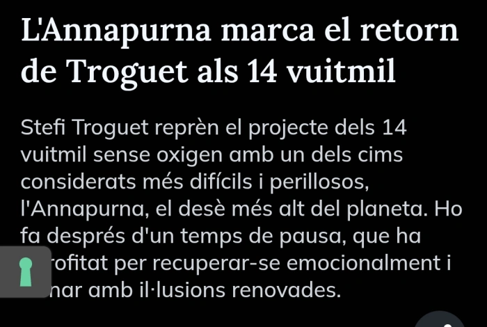 Retorn de Troguet als 8mils